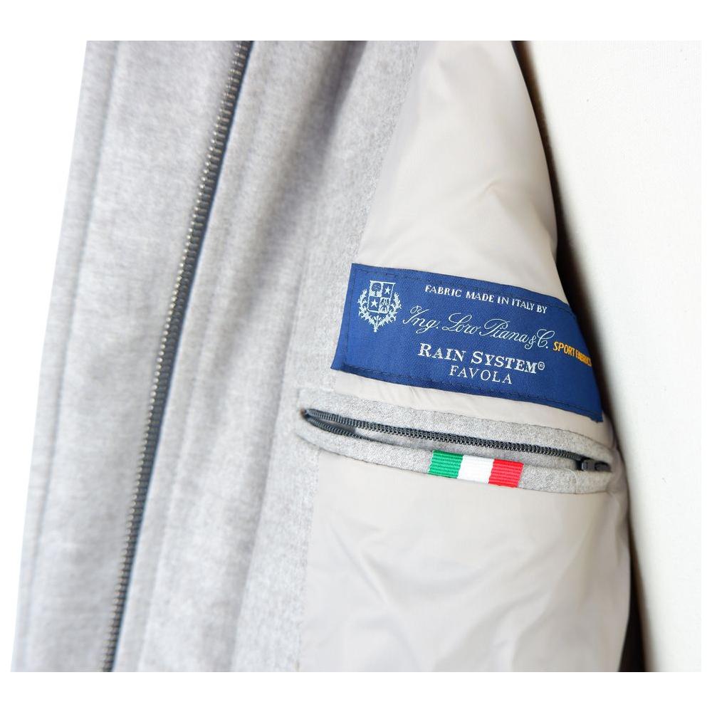 Made in Italy Italian Wool-Cashmere Blend Gray Jacket
