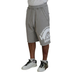 Dsquared² Gray Printed Pull On Men Casual Bermuda Shorts PAN74468-48