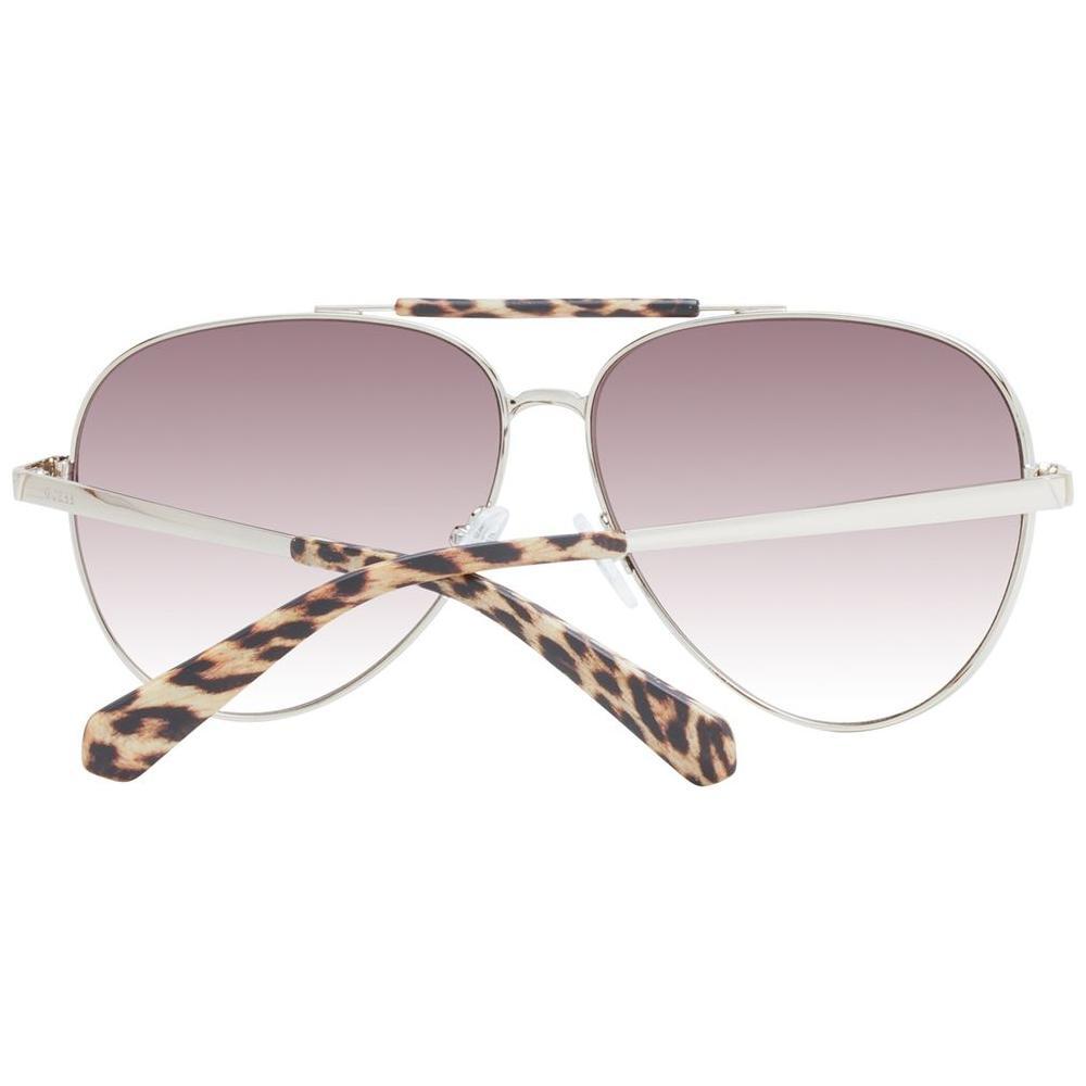 Guess Brown Metal Sunglasses Guess