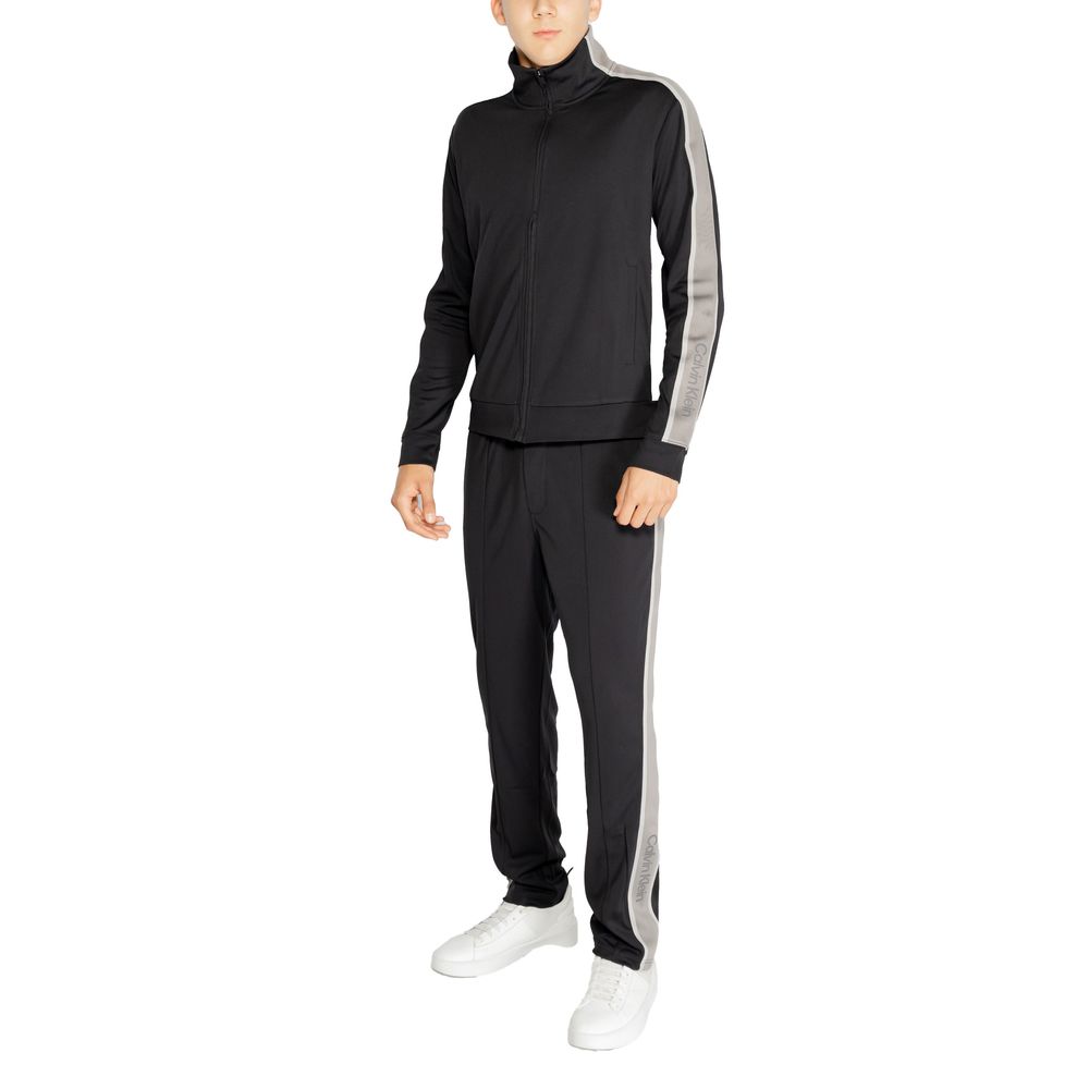 Calvin Klein Sport Black Recycled Polyester Sweatshirt Calvin Klein Sport