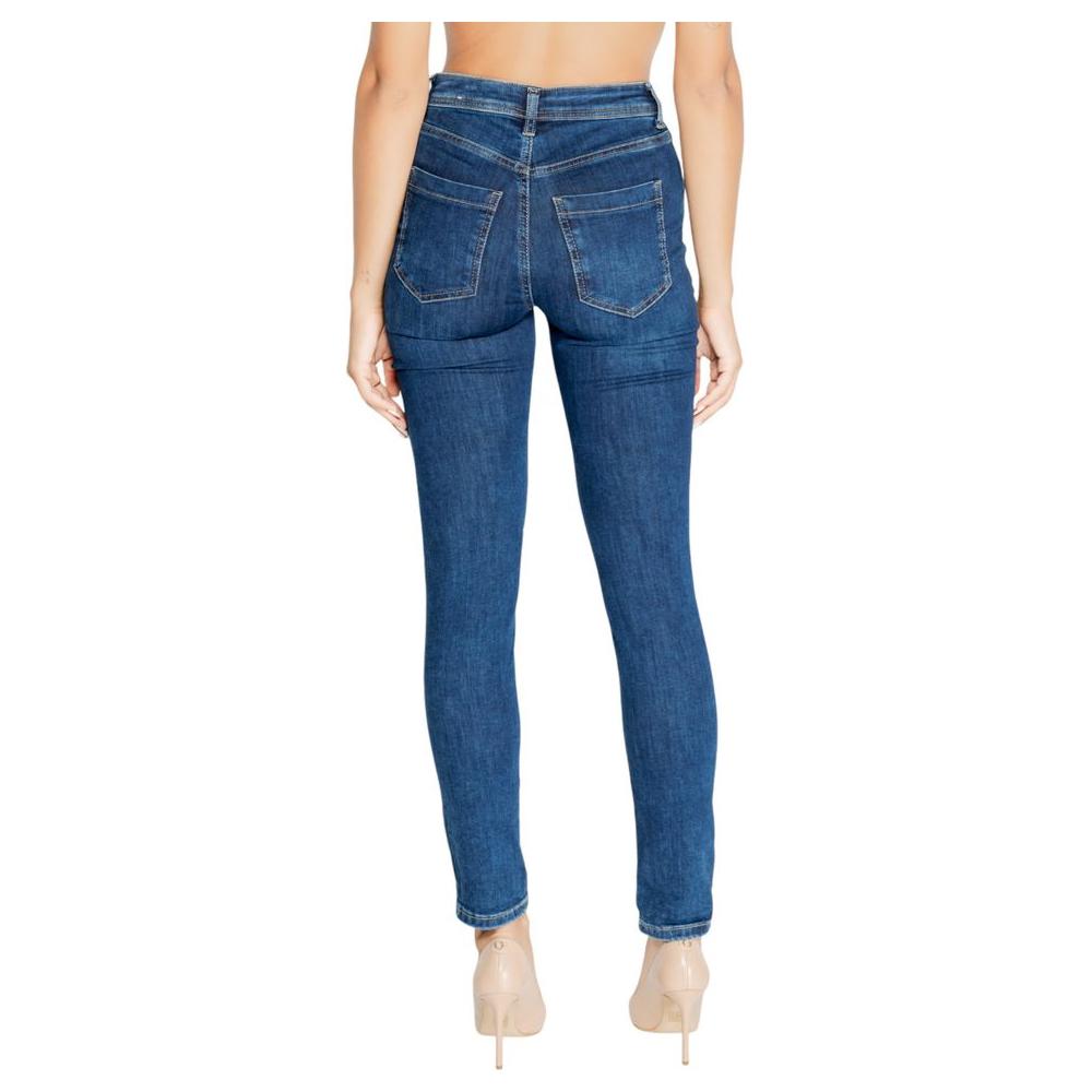 Street One Blue Cotton Jeans & Pant