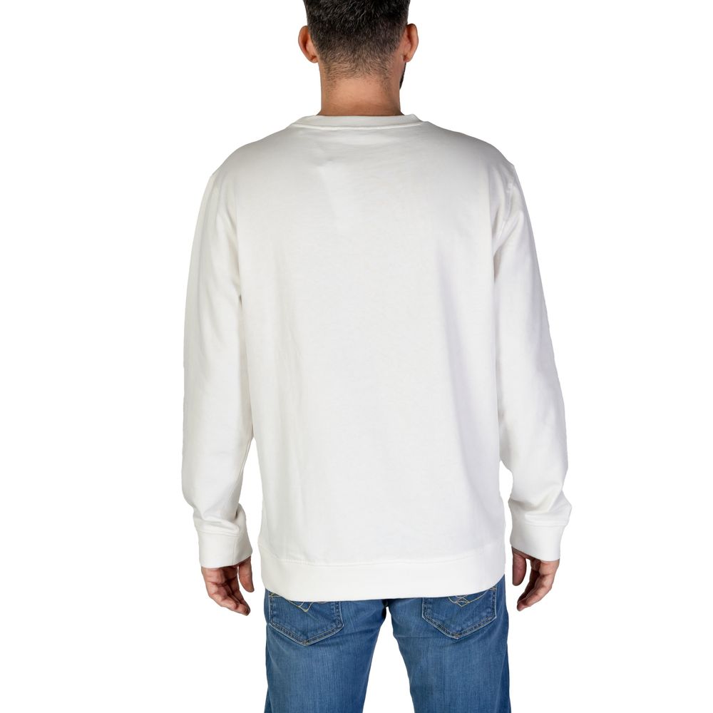 Hamaki-Ho White Cotton Sweatshirt Hamaki-Ho