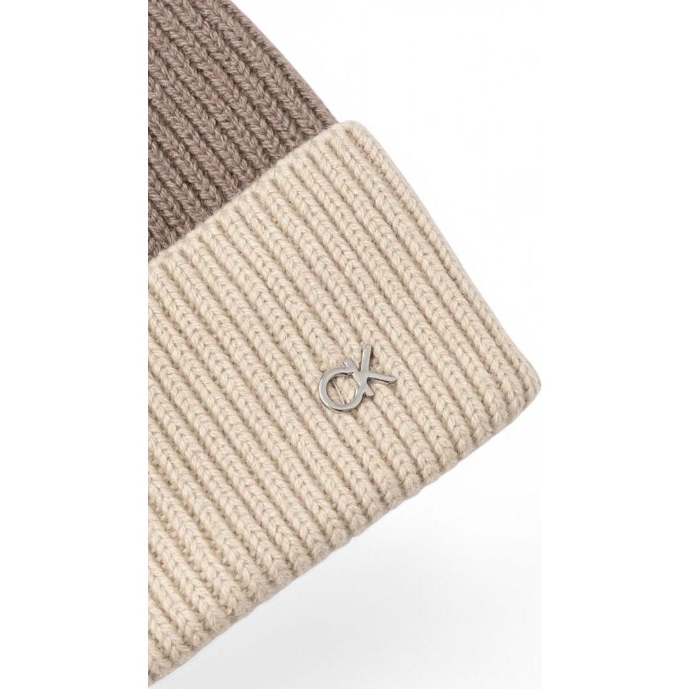 Calvin Klein Beige Wool Hat
