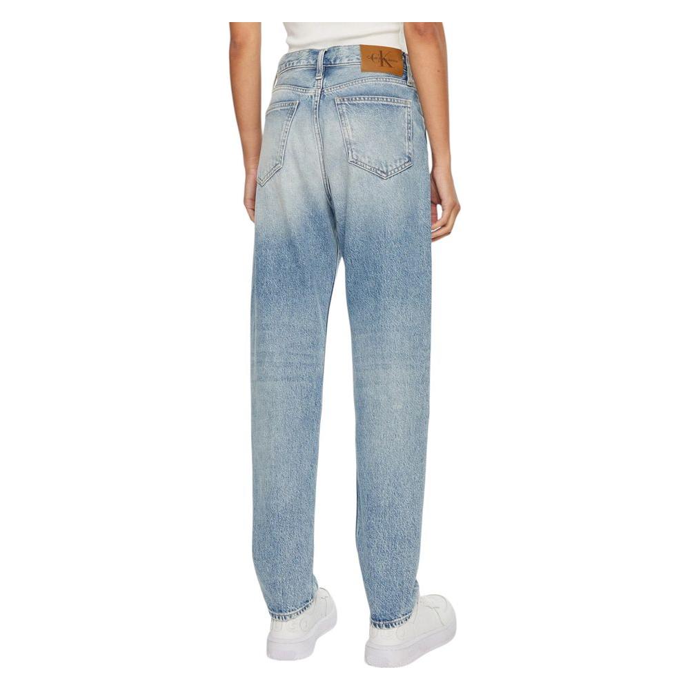 Calvin Klein Jeans Light Blue Cotton Jeans & Pant