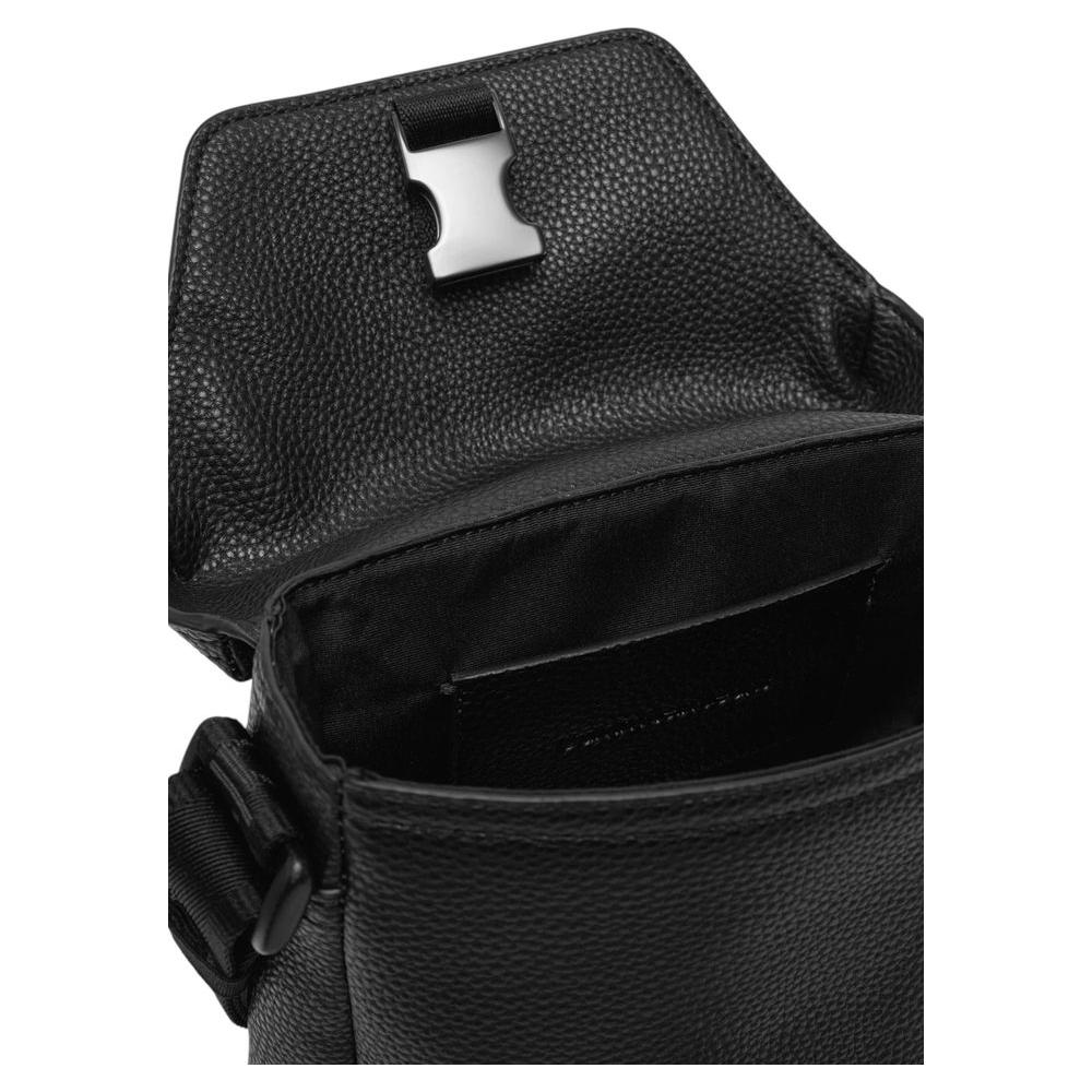 Calvin Klein Black Polyethylene Messenger Bag