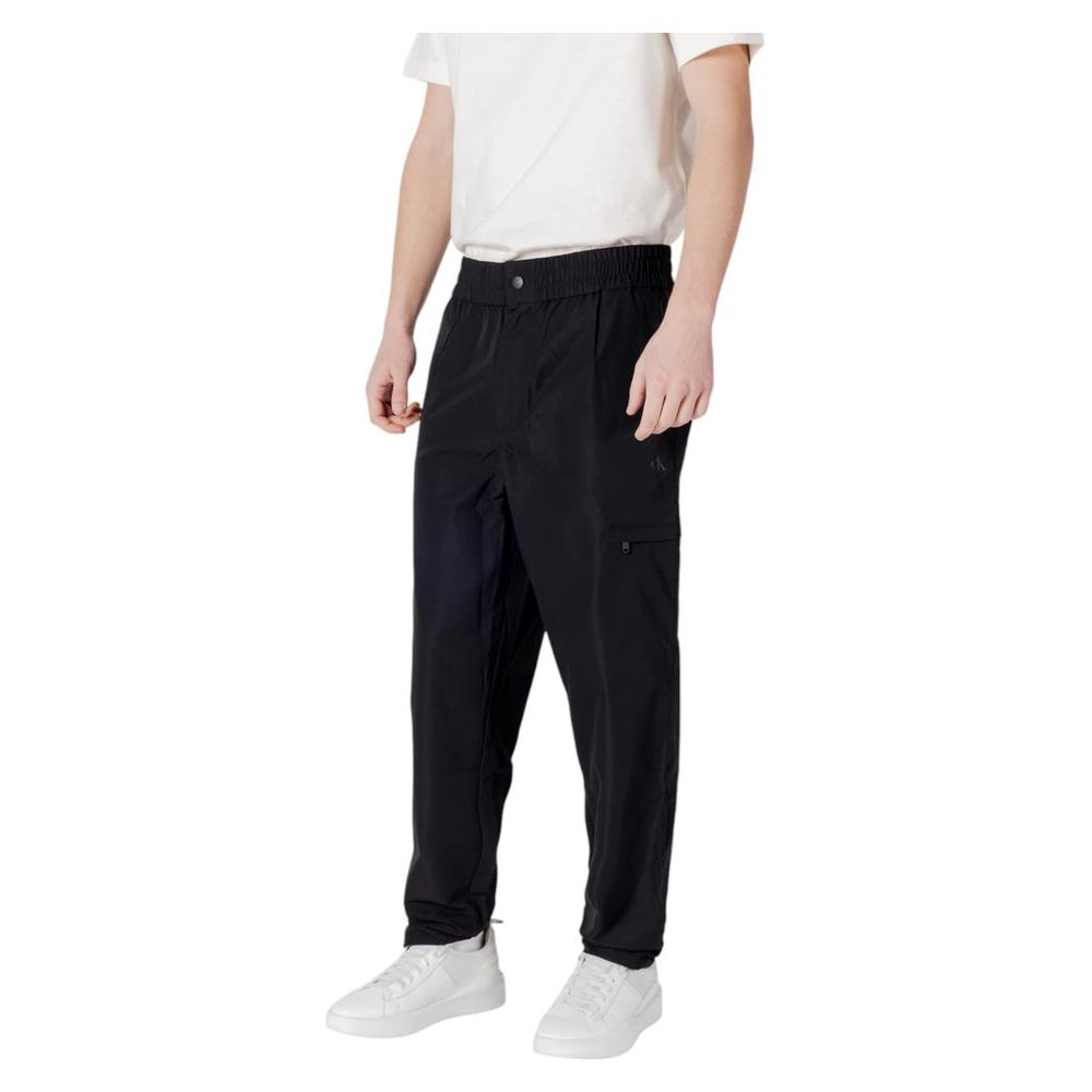 Calvin Klein Jeans Black Polyester Jeans & Pant