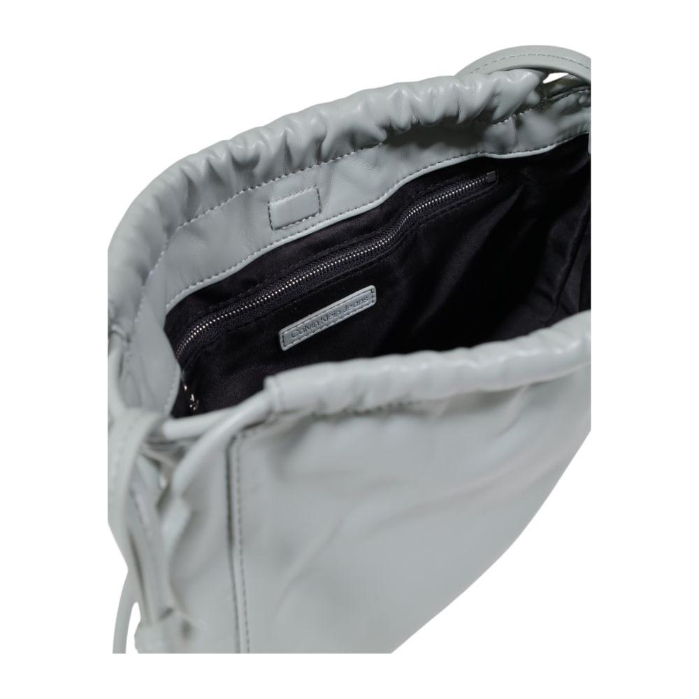 Calvin Klein Jeans Gray Recycled Polyester Handbag