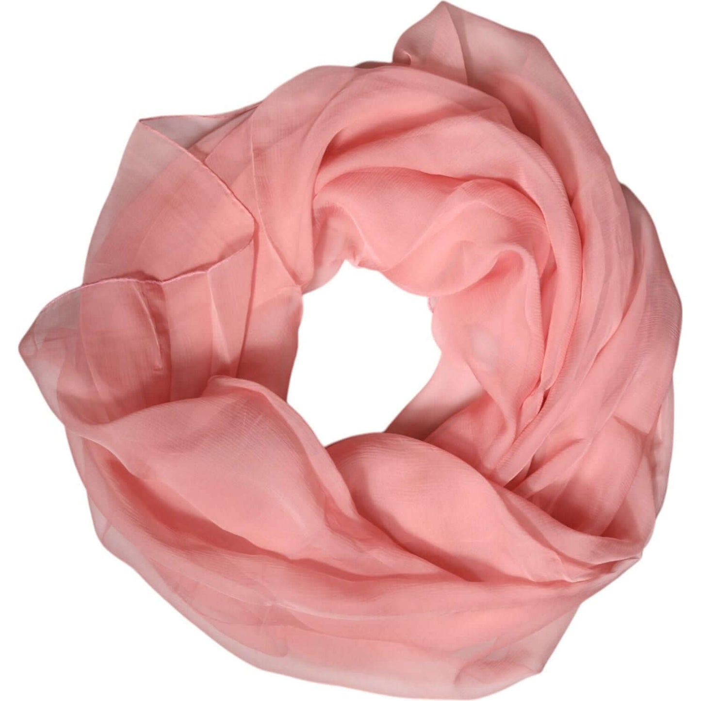 Dolce & Gabbana pink silk rectangle women's wrap shawl scarf, luxury Italian-made, 135cm x 200cm, stylish fashion accessory.