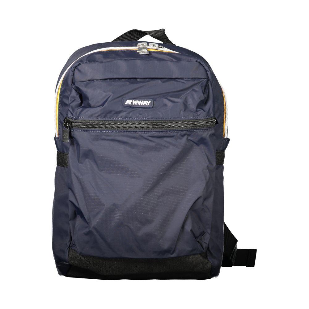 K-WAY Blue Polyamide Men Backpack