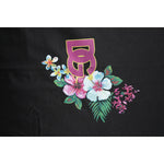 Dolce & Gabbana Black Cotton DG Floral Print Crewneck T-shirt