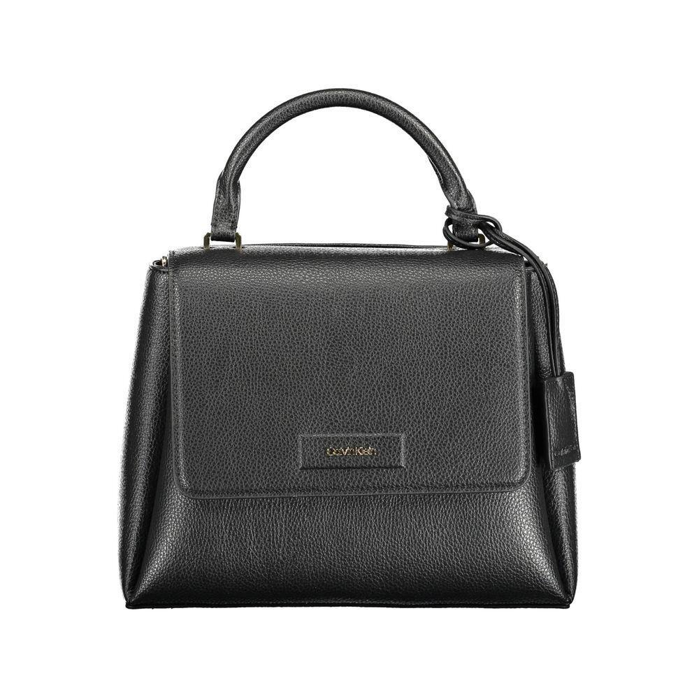Calvin Klein Black Polyester Women Handbag CA-37968