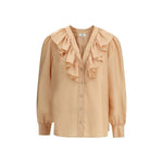 Chloé Ruffle Shirt CH-CH25UHT674896H7-IT38 | S