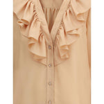 Chloé Ruffle Shirt CH-CH25UHT674896H7-IT38 | S
