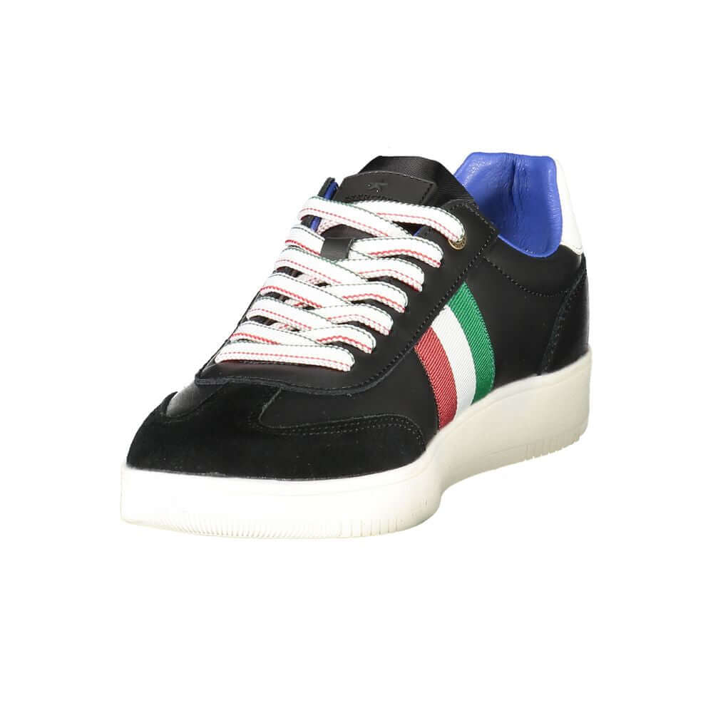 Esercito 1659 Black Leather Men Sneaker ES-38854-EU44/US11