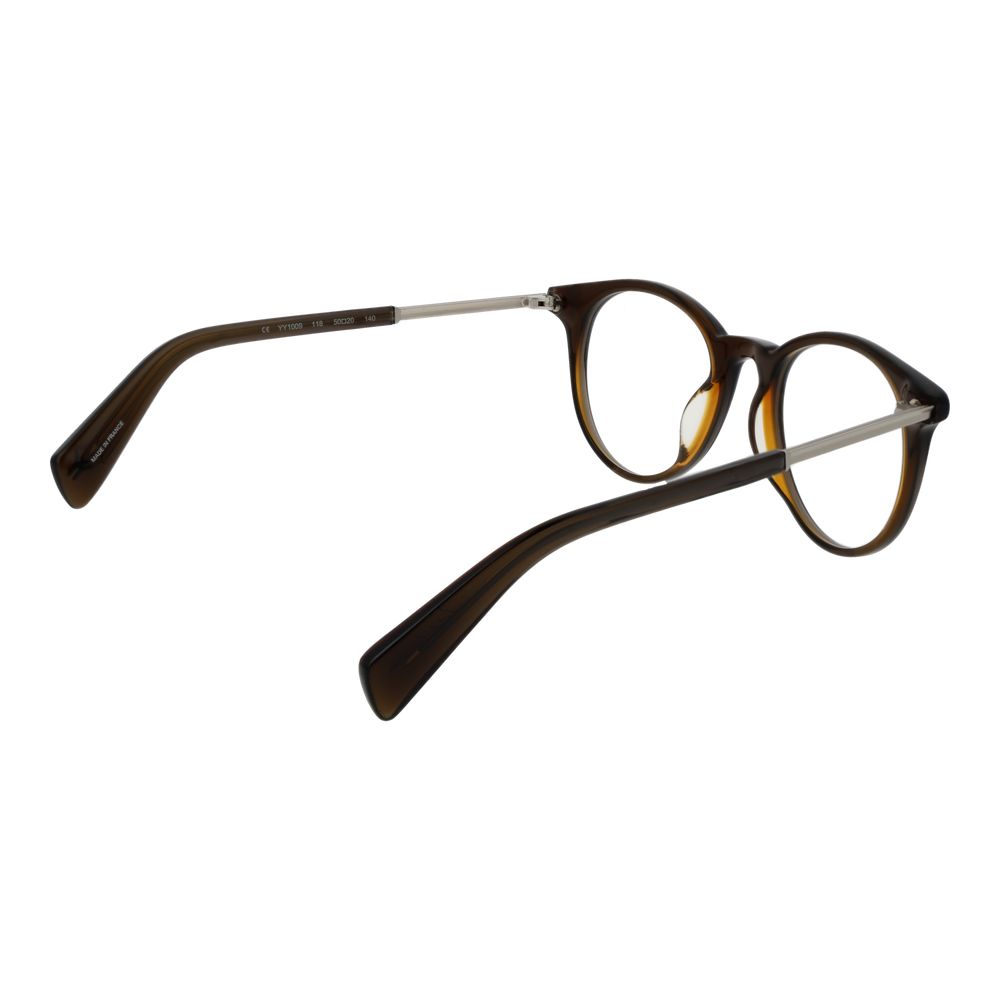 Yohji Yamamoto Brown Plastic Glasses (Frames) Yohji Yamamoto