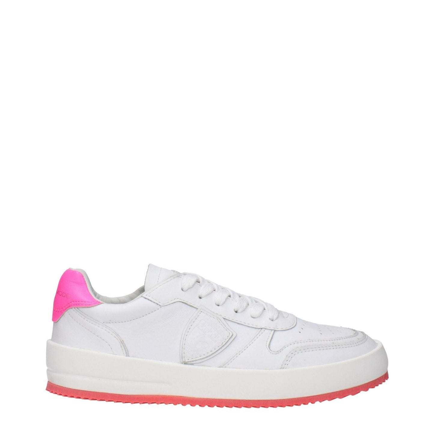Philippe Model White Leather Sneakers PH-15093896347913-EU35/US5