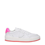 Philippe Model White Leather Sneakers PH-15093896347913-EU35/US5
