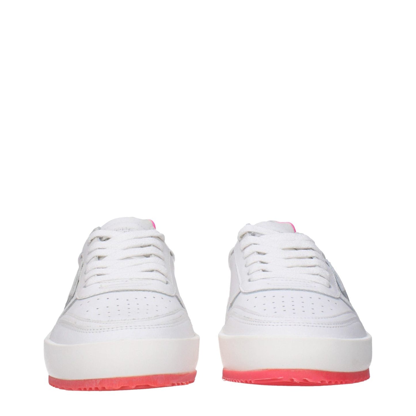 Philippe Model White Leather Sneakers PH-15093896347913-EU35/US5