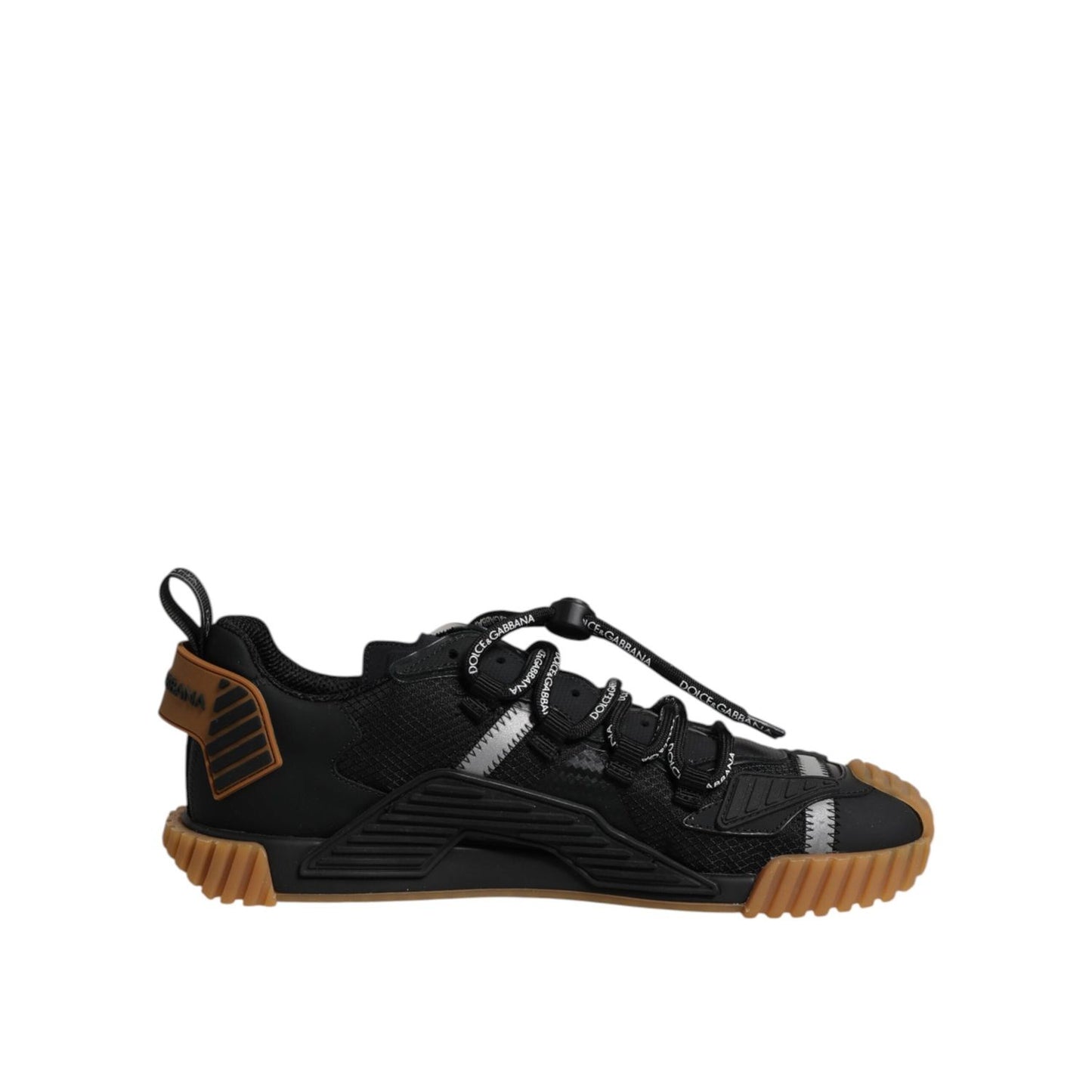 Dolce & Gabbana Black NS1 Lace Up Low Top Men Sneakers Shoes MV7871-45