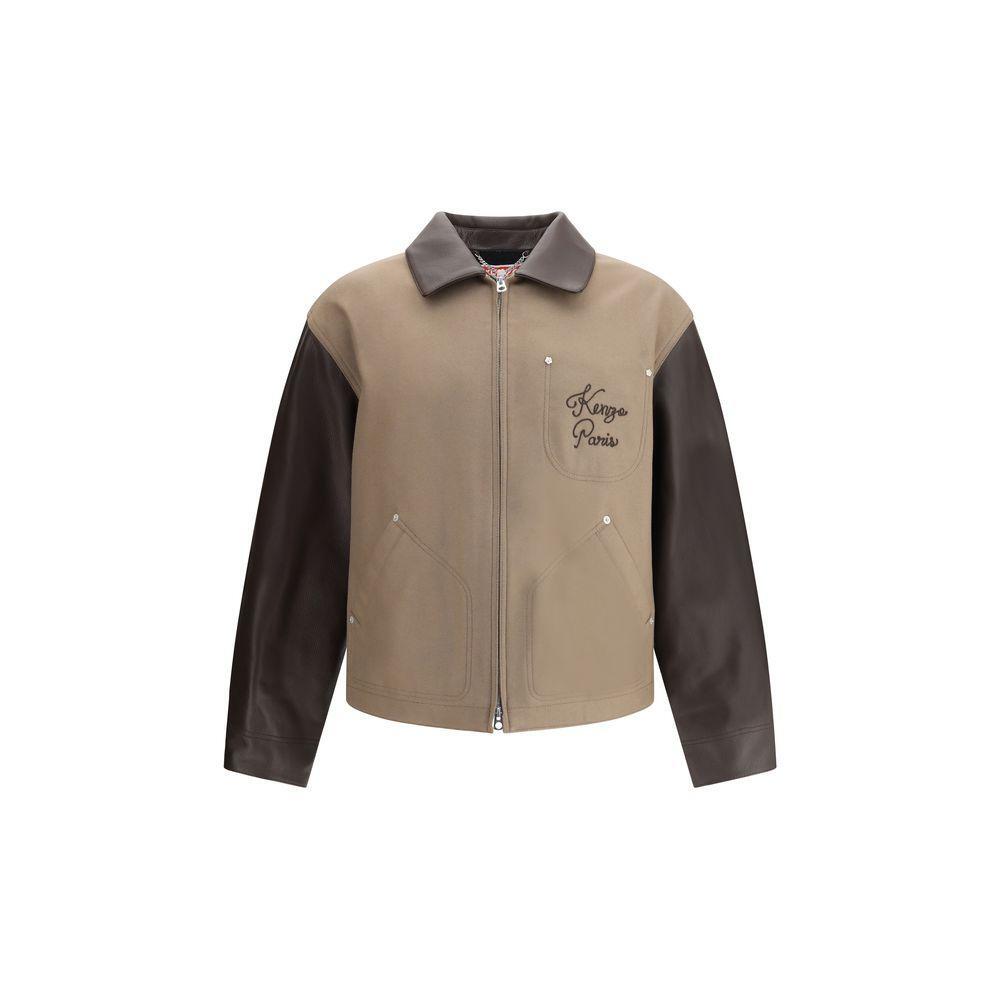 Kenzo Wool and leather college Jacket