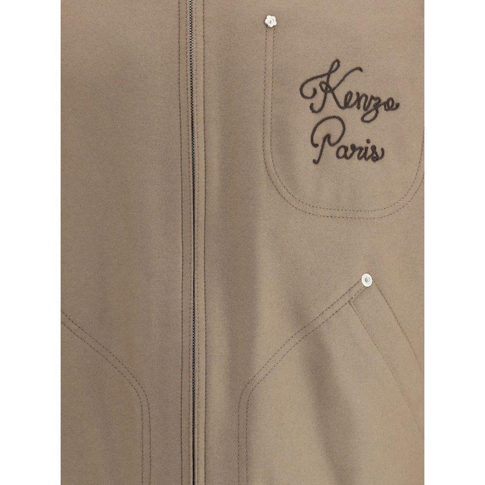 Kenzo Wool and leather college Jacket