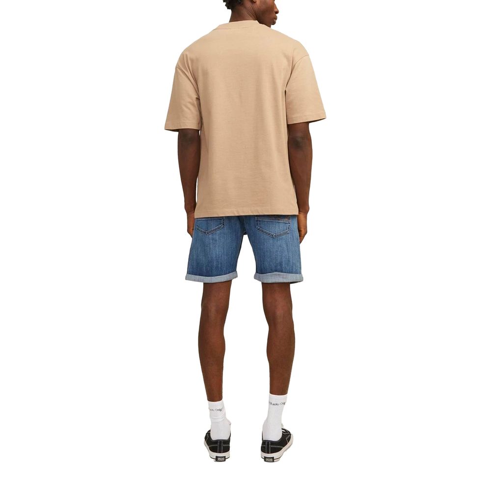 Jack Jones Blue Cotton Bermuda Shorts Jack Jones