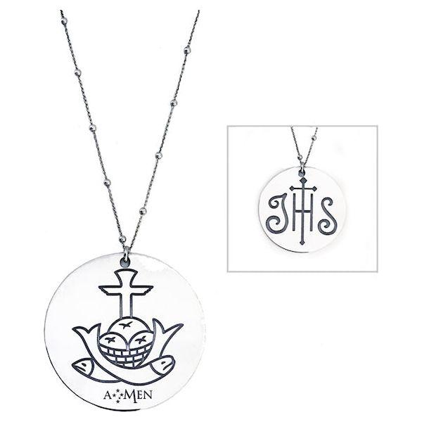 AMEN Mod. IHS - PANI&PESCI GRANDE 55mm AMEN