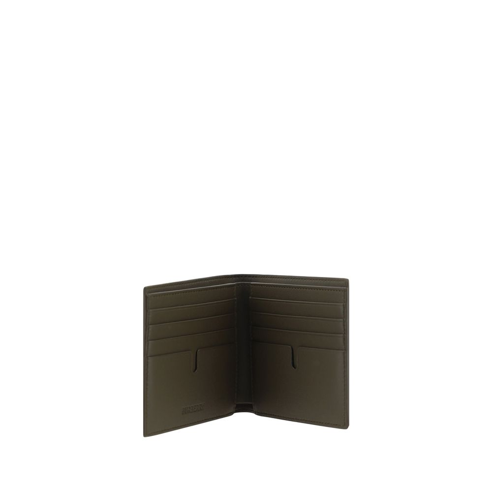 Burberry Beige Calf Leather Bos Taurus Wallet Burberry