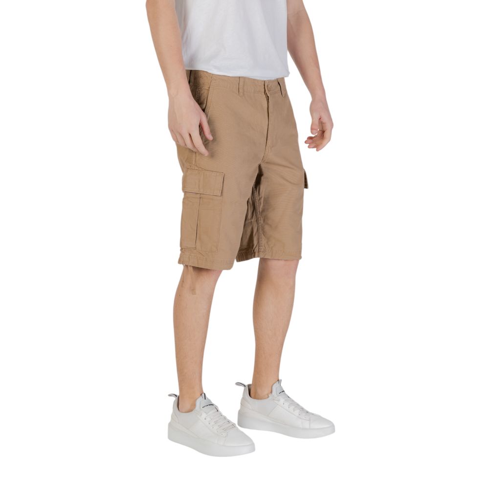 Jack Jones Beige Cotton Bermuda Shorts Jack Jones
