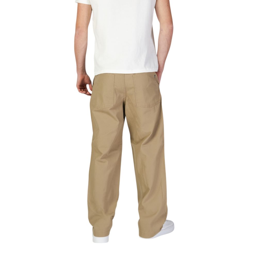 Jack Jones Beige Cotton Casual Pants Jack Jones