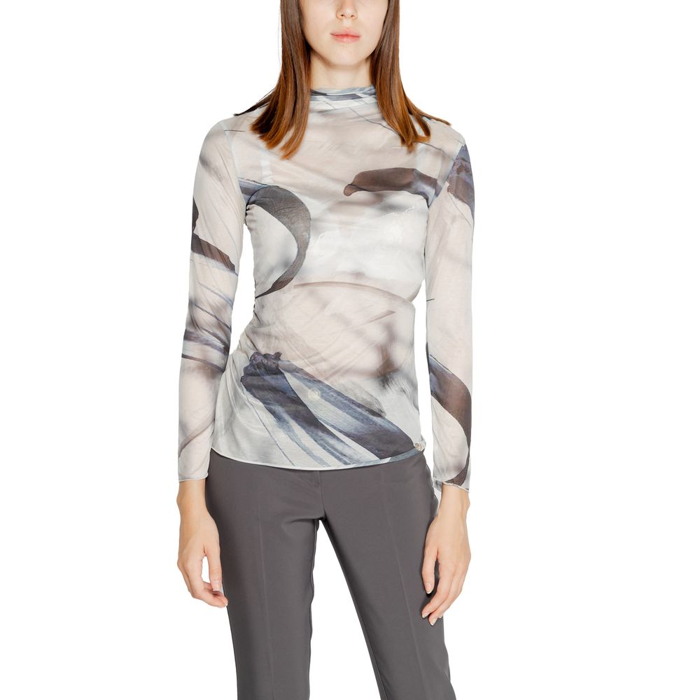 Rinascimento Gray Polyester Long Sleeve T-Shirt Rinascimento