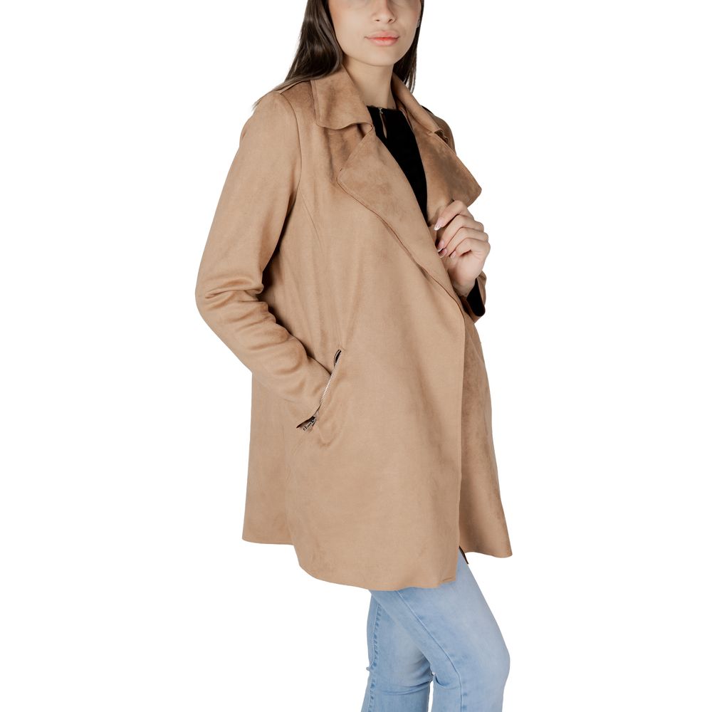 Street One Beige Polyester Trench Coat Street One
