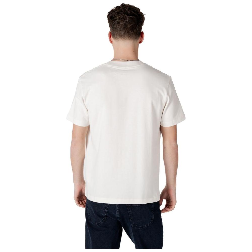 Calvin Klein Jeans Beige Cotton T-Shirt
