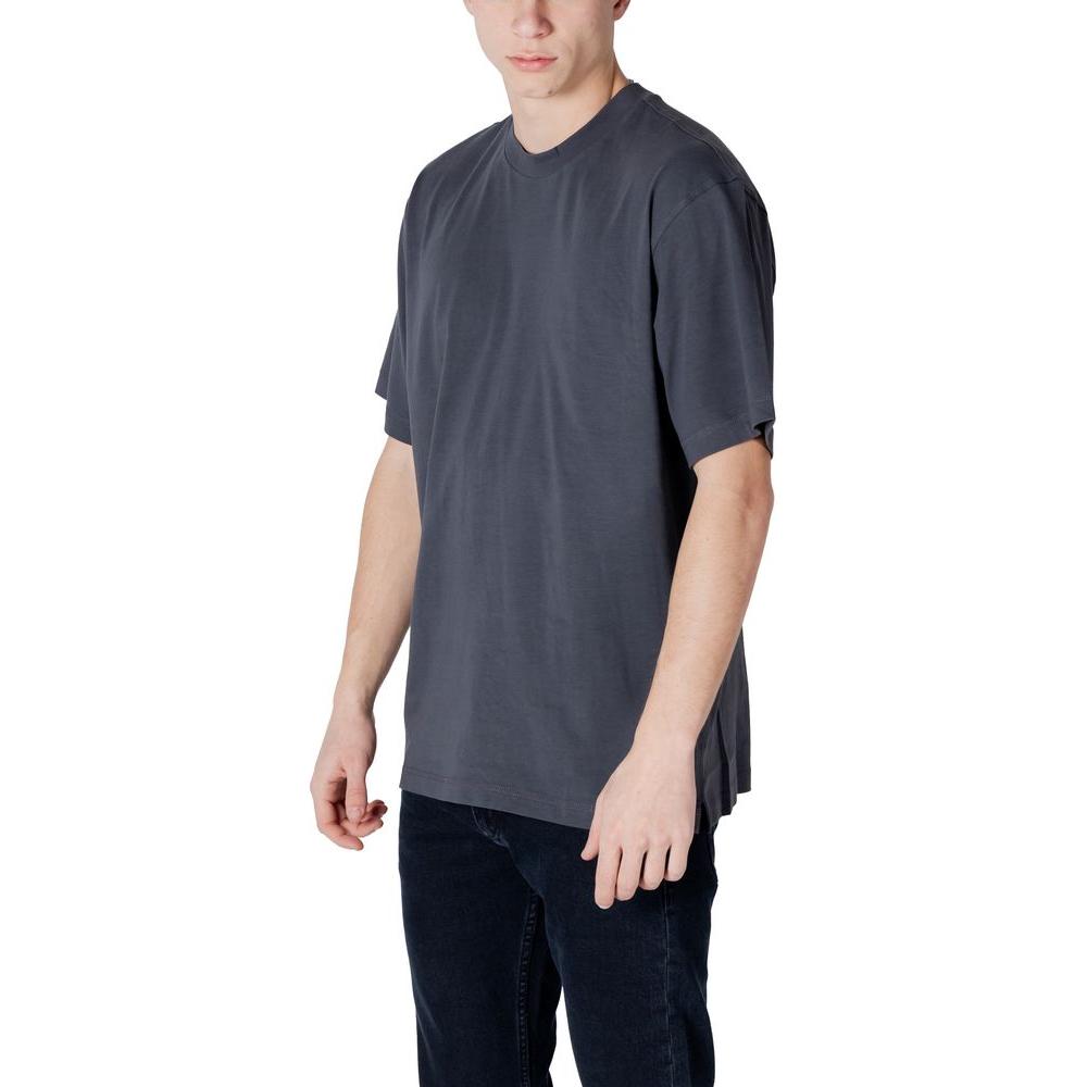 Calvin Klein Jeans Gray Cotton T-Shirt
