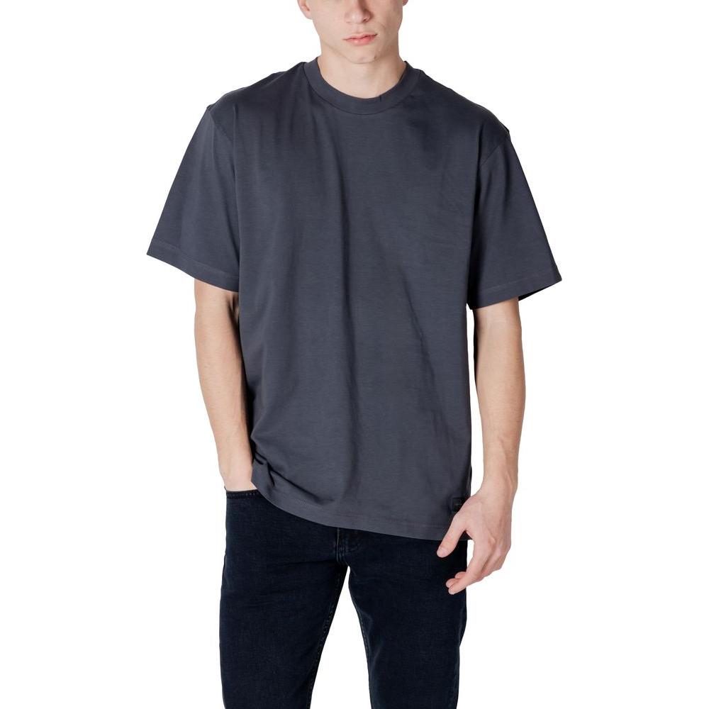 Calvin Klein Jeans Gray Cotton T-Shirt