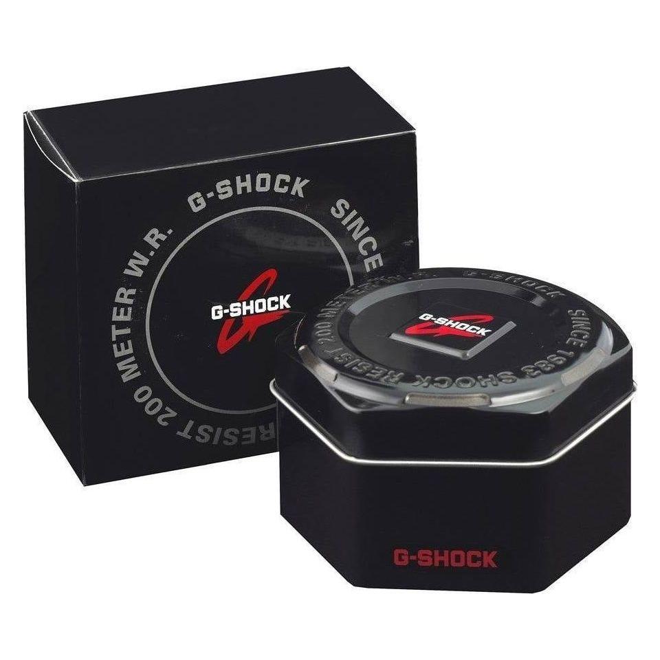 Official box packaging for CASIO G-SHOCK MASTER OF G G-STEEL watch