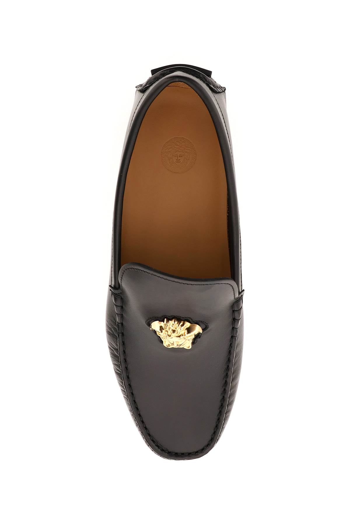 Versace la medusa leather loafers Moccasins Versace