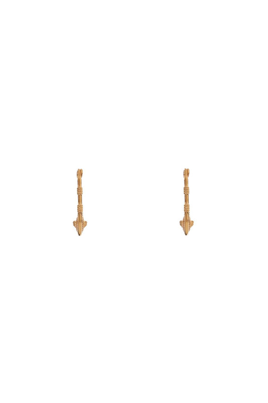 Versace safety pin earrings