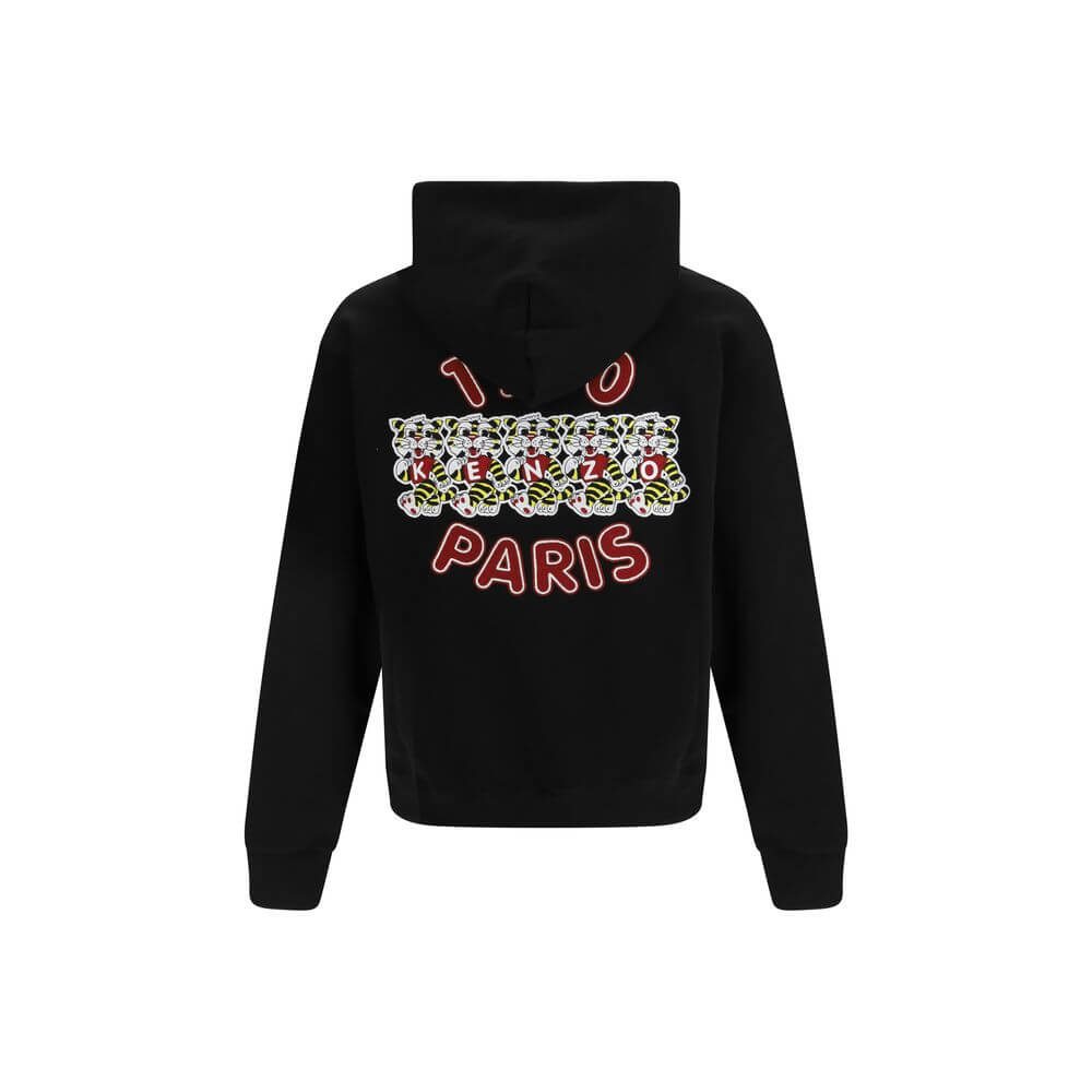 Kenzo Black Cotton Sweatshirt1728,72470364320,Black,Clothing,Kenzo,L,M,Men,New with tags,S,Sweaters - Clothing,Sweatshirts - Sweaters - Clothing,XL