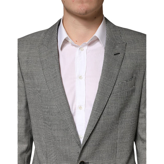 Dolce & Gabbana Gray MARTINI Single Breasted Formal 2PC Suit