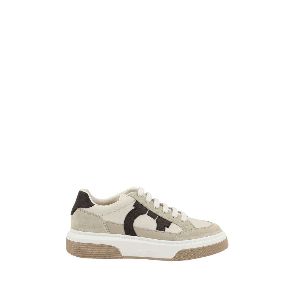 Ferragamo Multicolor Calf Leather Bos Taurus Platform Sneakers 1728,72470364320,EU39/US6,EU40/US7,EU41/US8,EU42/US9,EU43/US10,EU45/US12,Ferragamo,Men,Multicolor,New with tags,Platform - Sneakers - Shoes,Shoes,Sneakers - Shoes
