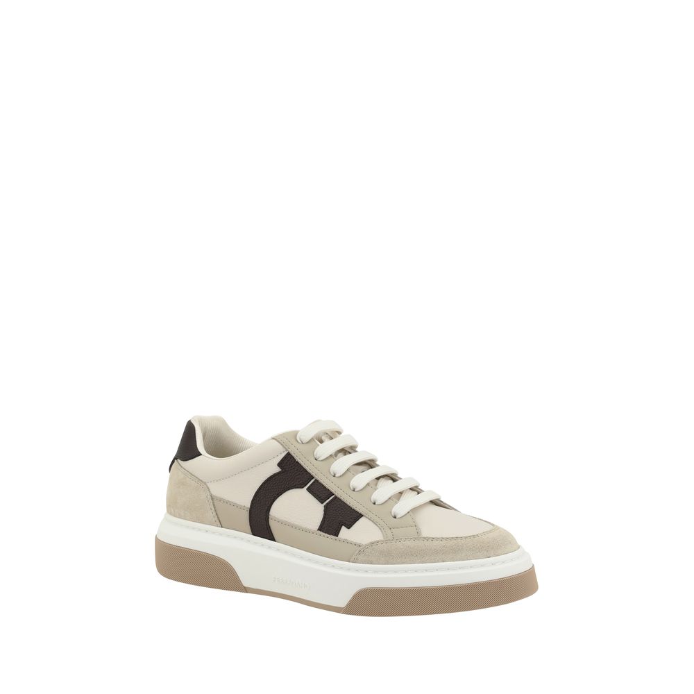 Ferragamo Multicolor Calf Leather Bos Taurus Platform Sneakers 1728,72470364320,EU39/US6,EU40/US7,EU41/US8,EU42/US9,EU43/US10,EU45/US12,Ferragamo,Men,Multicolor,New with tags,Platform - Sneakers - Shoes,Shoes,Sneakers - Shoes