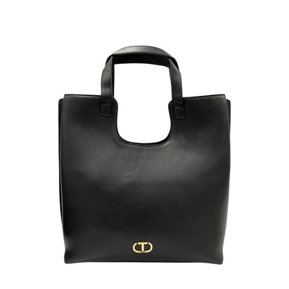 Twinset Black PU Women Shoulder Bag