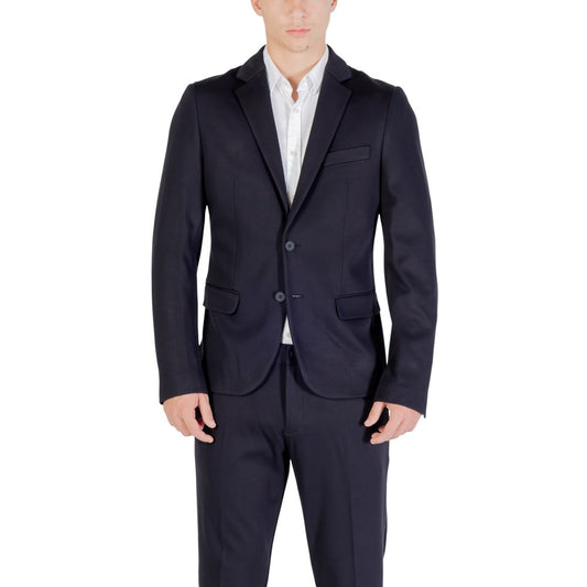 Antony Morato Blue Viscose Blazer 1728,71956299936,Antony Morato,Blazers - Suits & Blazers - Clothing,Blue,Clothing,IT46 | S,IT52 | XL,IT54 | XXL,IT56 | 3XL,Men,New with tags,Suits & Blazers - Clothing
