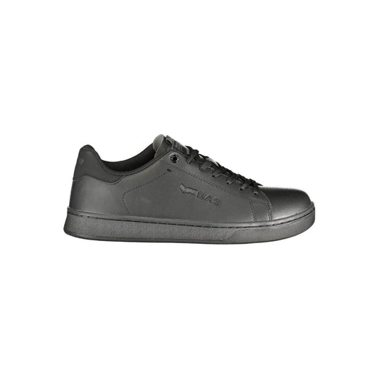 Gas Black Polyester Athletic Sneakers 1728,67403481248,Athletic - Sneakers - Shoes,Black,EU41/US8,EU42/US9,EU43/US10,EU44/US11,EU45/US12,EU46,Gas,Men,New with tags,Shoes,Sneakers - Shoes