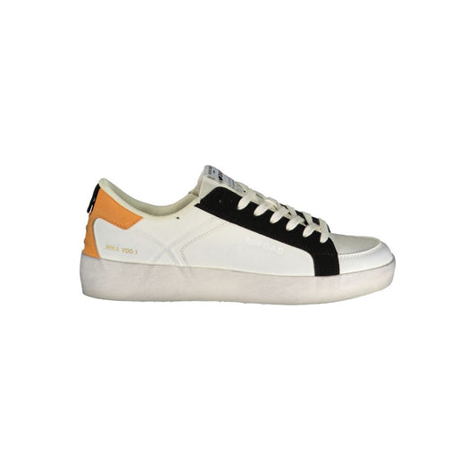 Gas White Polyester Athletic Sneakers 1728,67403481248,Athletic - Sneakers - Shoes,EU39/US6,EU40/US7,EU41/US8,EU42/US9,EU43/US10,EU44/US11,EU45/US12,Gas,Men,New with tags,Shoes,Sneakers - Shoes,White