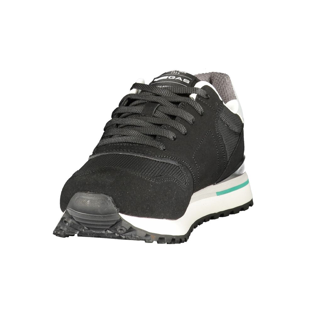 Gas Nero Polyurethane Men Sneaker 1728,67403481248,Athletic - Sneakers - Shoes,Black,EU40/US7,EU41/US8,EU42/US9,EU43/US10,EU44/US11,EU45/US12,Gas,Men,New with tags,Shoes,Sneakers - Shoes