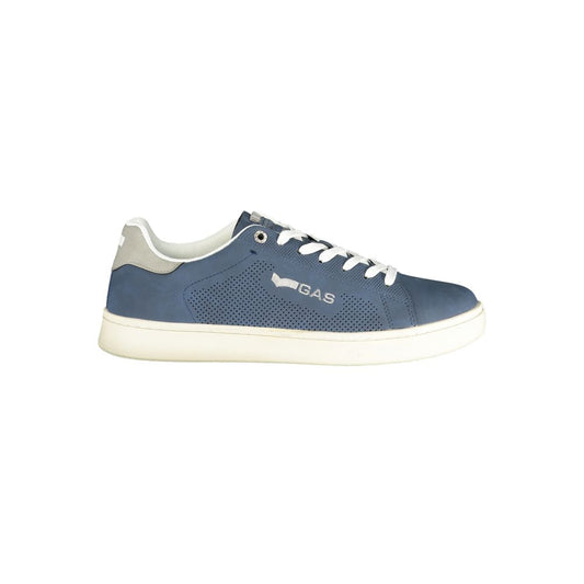 Gas Blue Polyester Athletic Sneakers 1728,67403481248,Athletic - Sneakers - Shoes,Blue,EU40/US7,EU41/US8,EU42/US9,EU43/US10,EU44/US11,EU45/US12,EU46,Gas,Men,New with tags,Shoes,Sneakers - Shoes