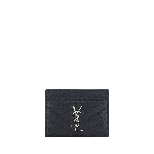 Saint Laurent Black Calf Leather Bos Taurus Wallet 1728,72470364320,Accessories,Black,New with tags,Saint Laurent,Wallets - Accessories,Wallets - Wallets - Accessories,Women