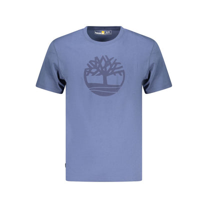 Timberland Blue Organic Cotton Men T-Shirt
